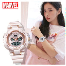Электронные часы Marvel Женский спорт Водонепроницаемый старшеклассник Девочка - подросток Ветровые часы Disney
