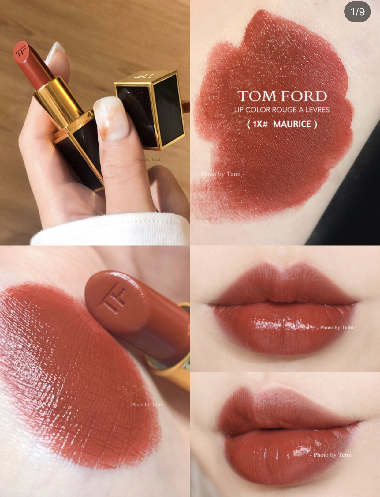 现货tom ford tf黑金黑管细管哑光唇膏 24/ mini 1x maurice