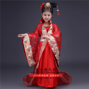 古代服装女儿童汉服图片