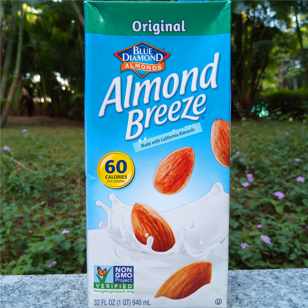 blue diamond美国进口蓝钻杏仁奶原味original almond milk 946ml