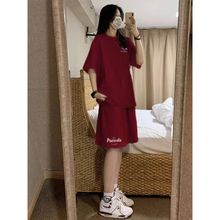 2024年夏韩系网红短袖短裤套装