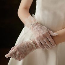 Свадебные перчатки, новые кружева