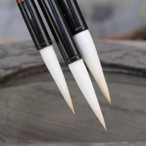 双羊牌善琏湖笔厂精制长锋大楷中楷小楷羊毫毛笔套装文房四宝书法双羊牌毛笔兼毫毛笔练字初学者小学生国画笔