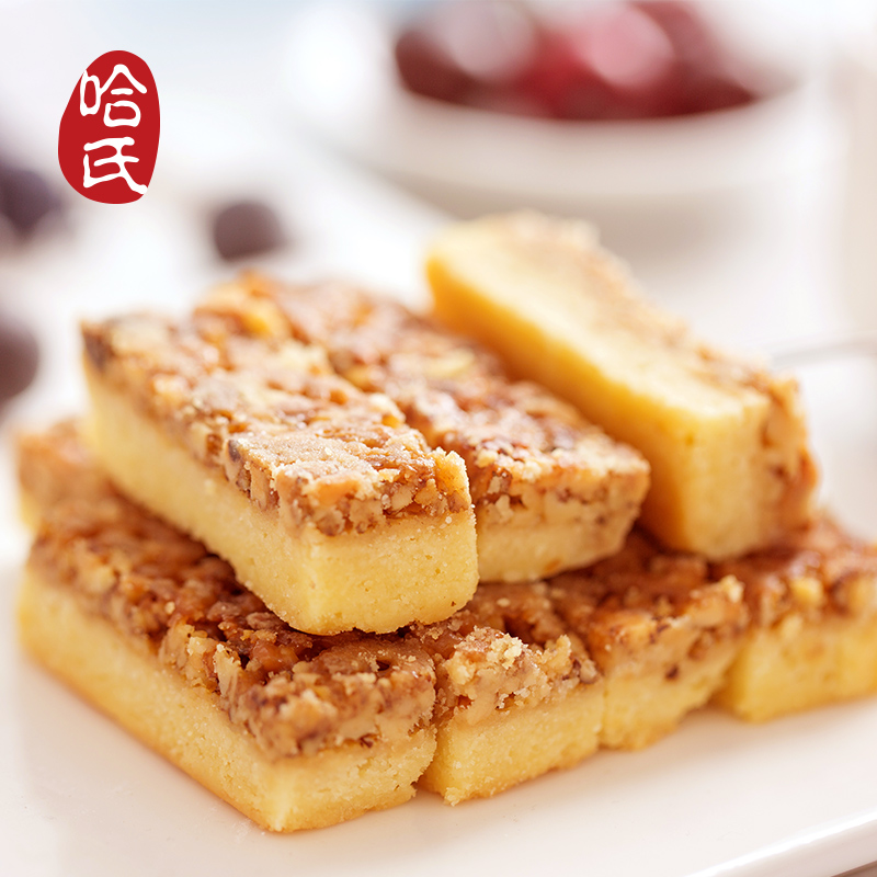 上海特产老字号哈尔滨食品厂传统手工糕点椒盐胡桃排零食点心酥脆