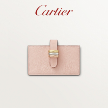 Cartier卡地亚trinity牛皮卡片夹