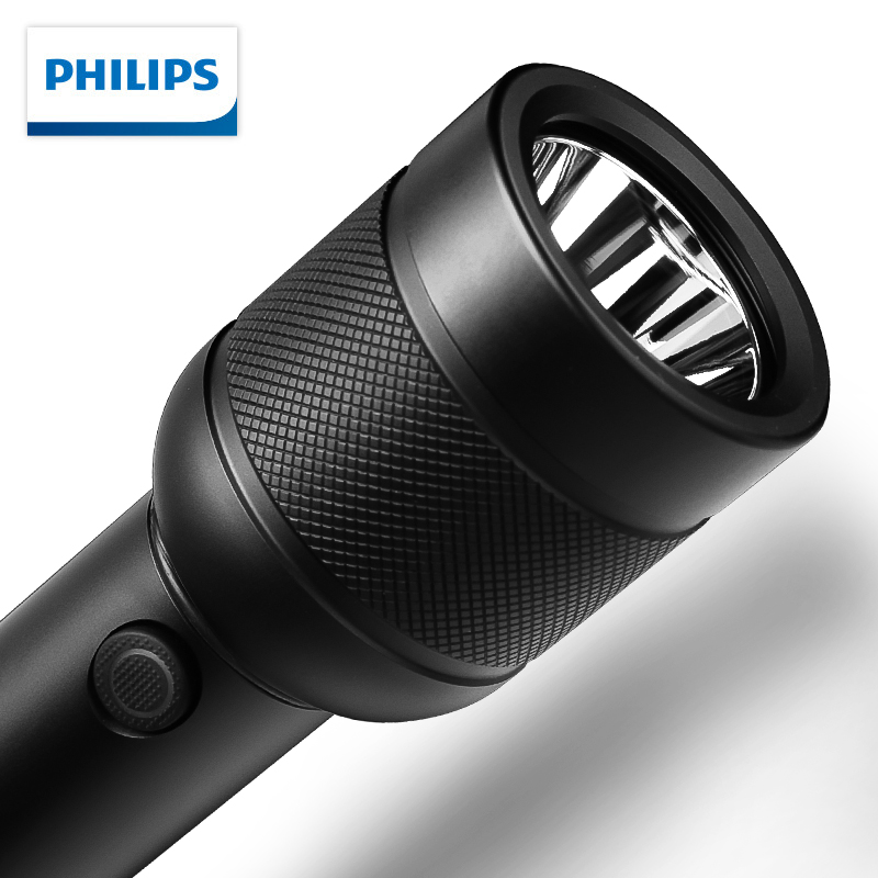 philips/飞利浦便携强光手电筒充电超亮户外多功能远射小家用防身