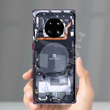 Для Huawei Mate 30 прозрачная стеклянная задняя крышка Mate 30Pro задняя оболочка телефона заменяет крышку батареи