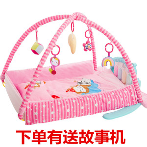 婴儿礼盒套装夏季新生儿母婴用品刚初生宝宝秋游戏毯玩具满月礼物母婴玩具