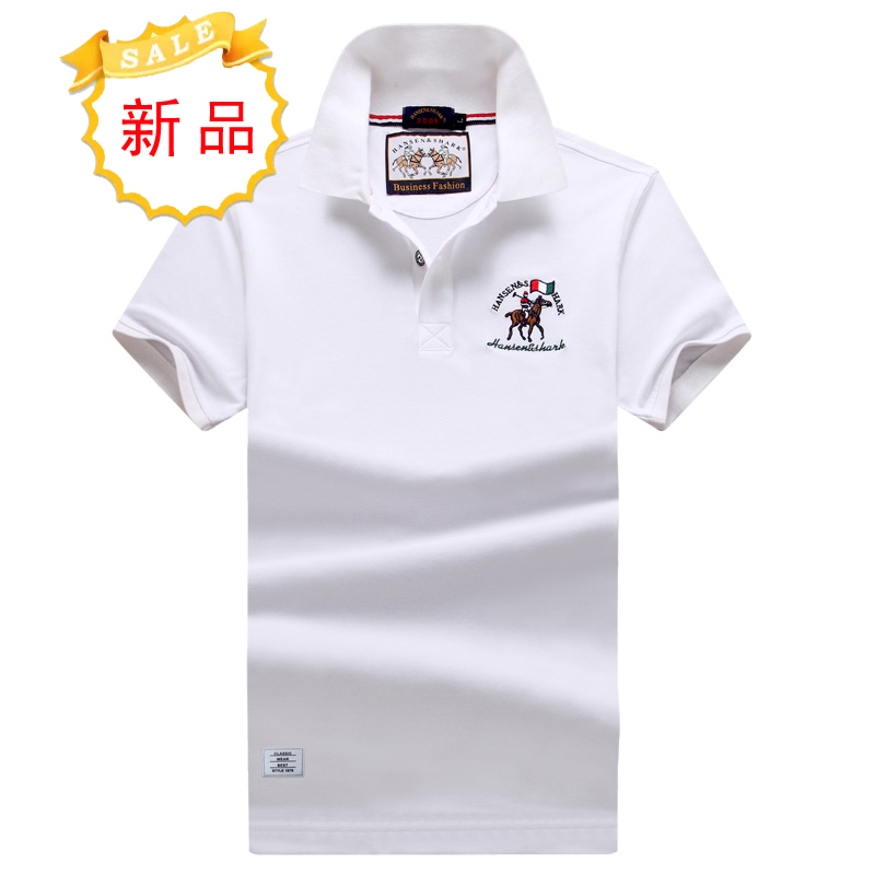 香港国际品牌欧美奢华男士t恤 夏季新款翻领商务大码男装polo衫潮