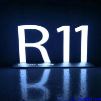 OPPO柜台发光字-璃柜台包邮OPPOR11桌面立