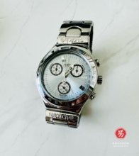 Внутренние споты Swatch Swatch Синий розовый 1997 Трехглазая панда средневековые часы