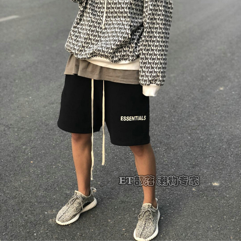 essentials fear of god 高街复线卫裤男女宽松抽绳fog运动短裤夏
