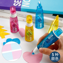 日本PLUS普乐士点点胶点状双面胶带学生透明可替换芯两面胶修正带式手账粘贴胶带TG-736