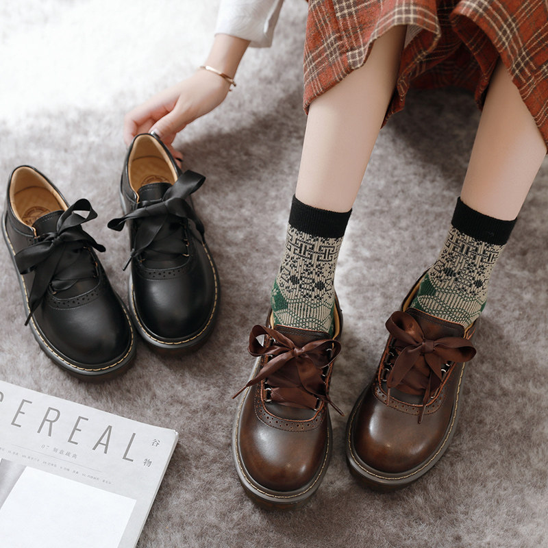 SEO学院风穿搭鞋子 淘宝网