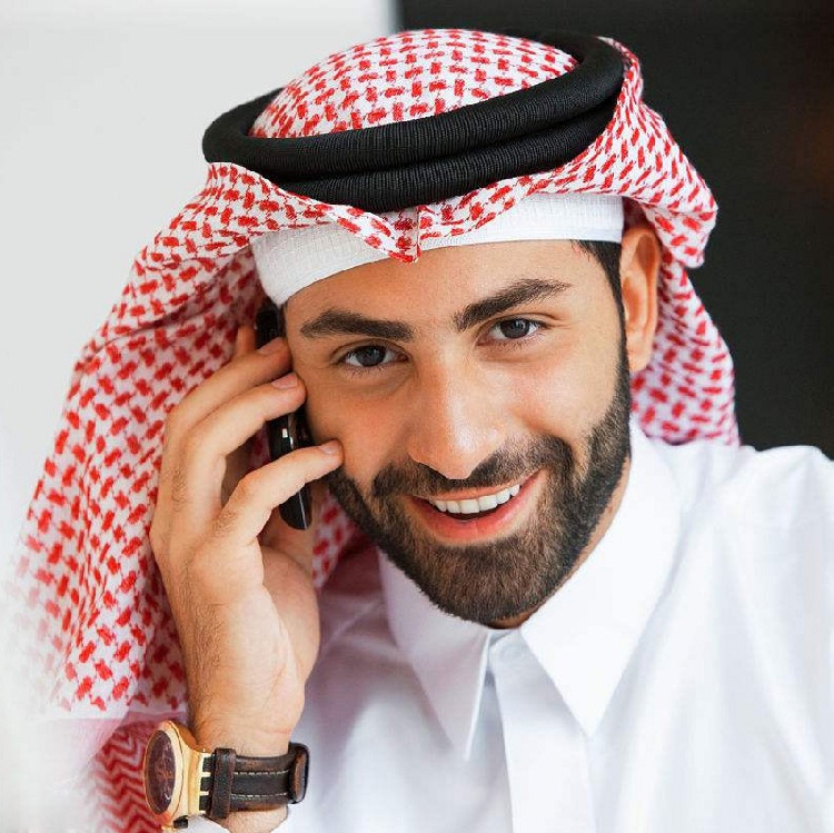 穆斯林男头巾 泰斯塔 缠头 阿拉伯男方巾 全国包邮