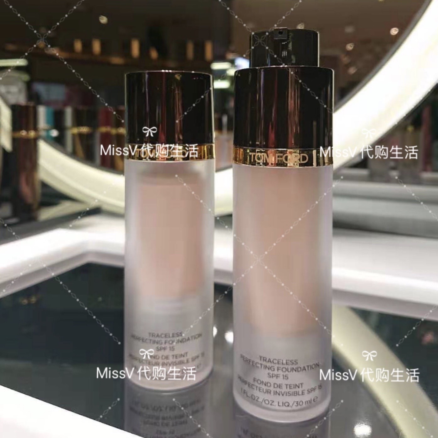 现货香港专柜tom ford 汤姆福特 tf圆管粉底液无暇粉底液 0.5/1.