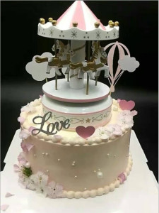 旋转木马音乐盒蛋糕摆选什么牌子好 同款好推