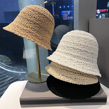 Простая двухсторонняя шляпа для ведра весенняя летняя сетка