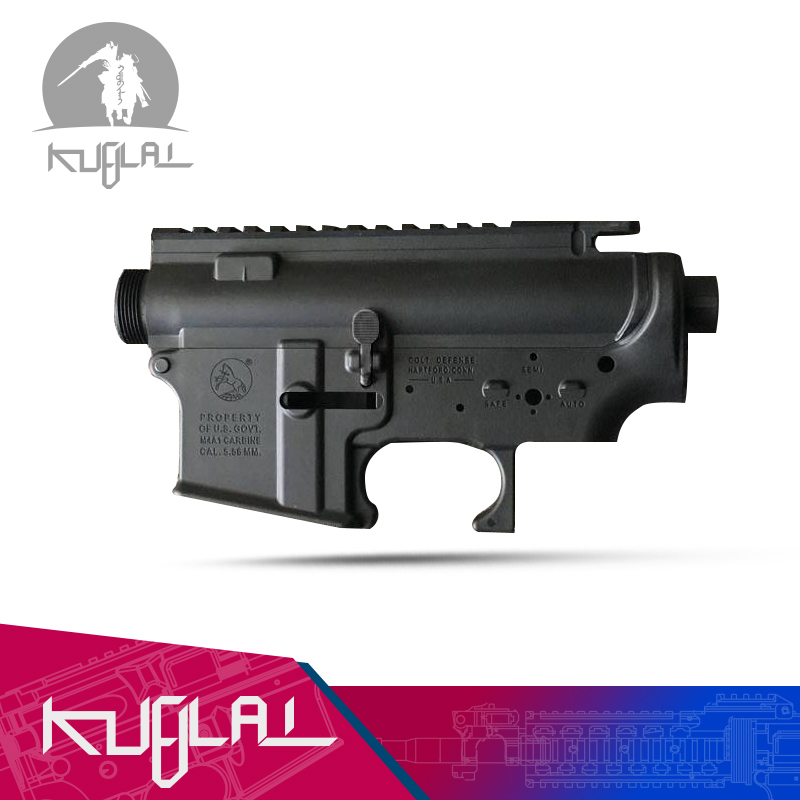 忽必烈kublai m4标准机匣适用二号波箱 m4分体机匣水弹枪改装配件
