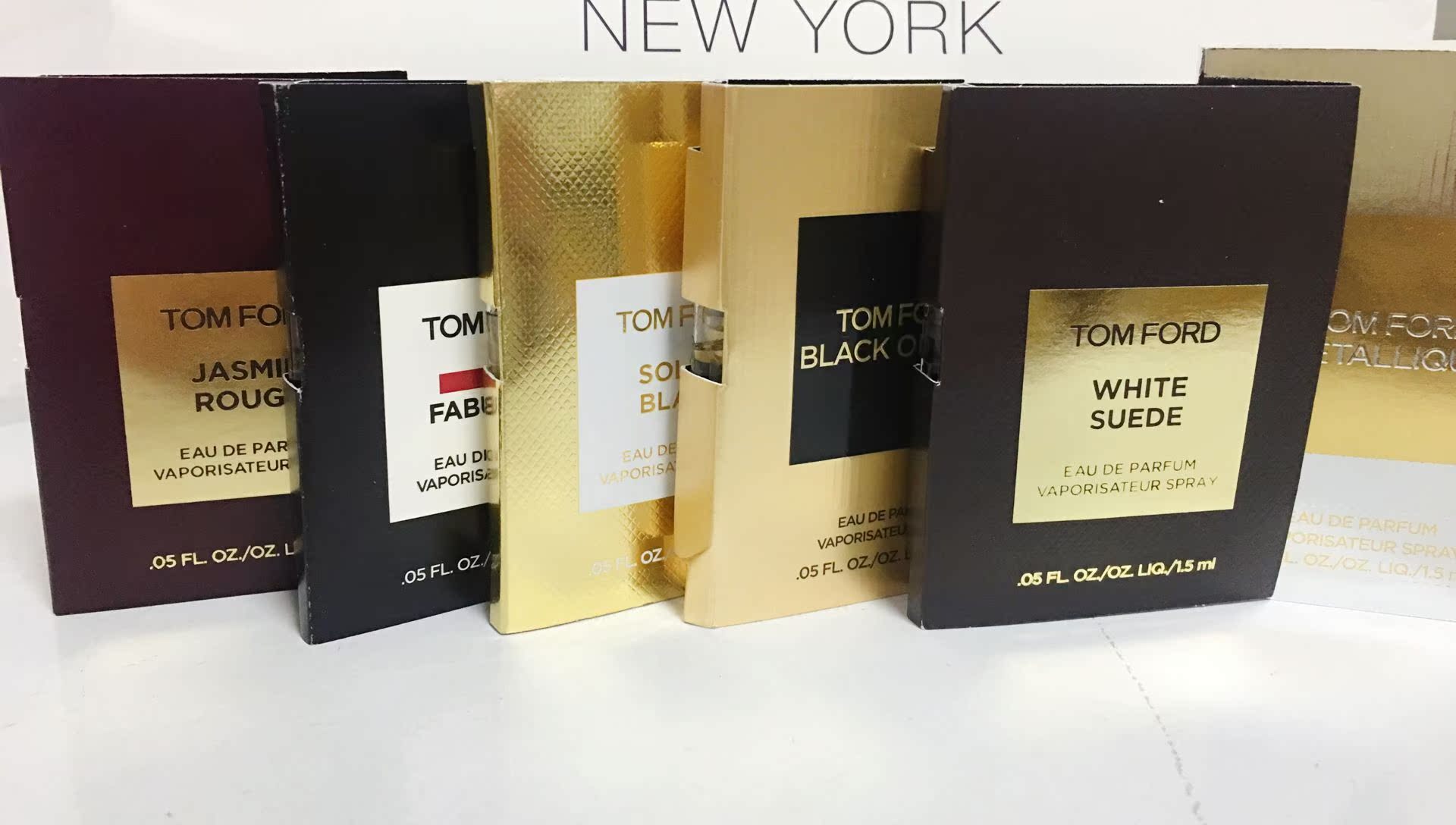 tom ford/汤姆福特 试管香水 1.5ml 阳光琥珀白麝香胭脂茉莉等