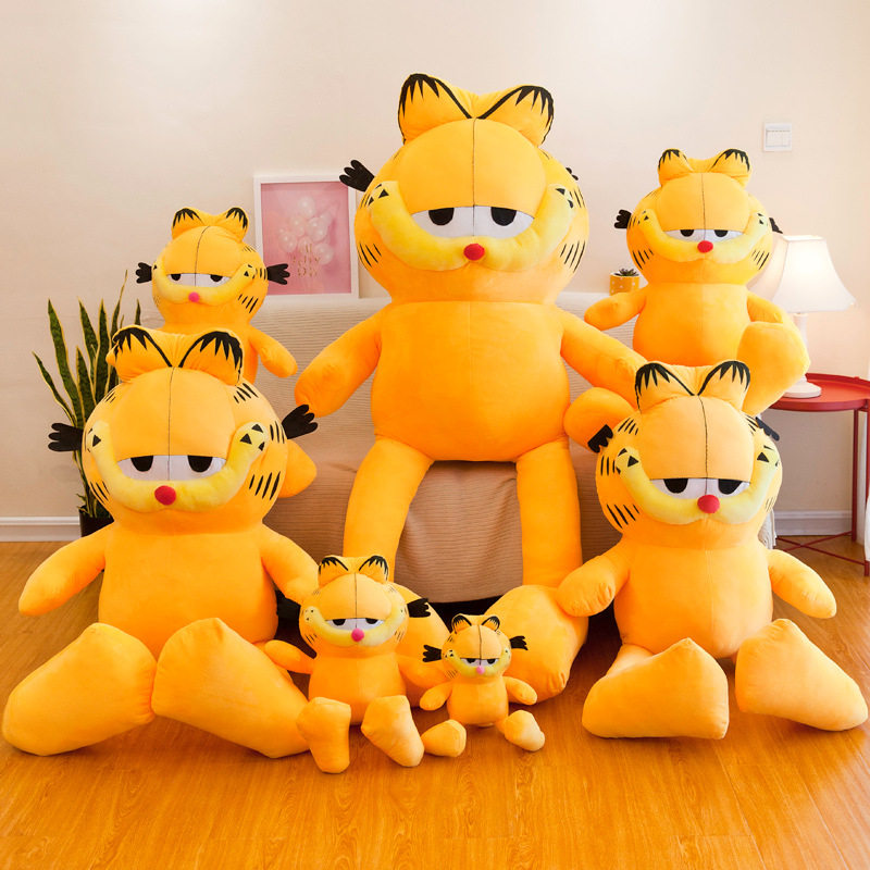 毛绒加菲猫公仔床上玩具可爱布娃娃玩偶睡觉抱枕布偶猫咪礼品女孩
