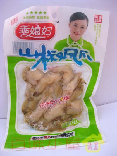 休闲食品 香辣可口 乖媳妇山椒凤爪 泡椒凤爪 90g