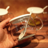 goloo-水杯韩版防漏硅胶玻璃杯芒果323goloo2