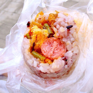 南京小眼镜蒸饭 粢饭团 台湾饭团 饭卷 南京特产 南京美食代购美食特产