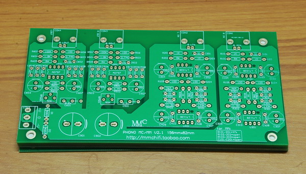 毛毛虫mbl唱放pcb板 唱头放大器 黑胶 lp