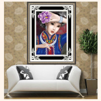 艾云妮-方5d立体钻石画幸福满满风铃草艾云妮