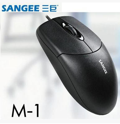 Sangee/三巨 M1光电鼠标办公商用 USB台式电脑笔记本有线鼠标耐用