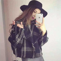 2020 new Hepburn style woolen coat for fall and winter women's small loose and versatile short woolen coat