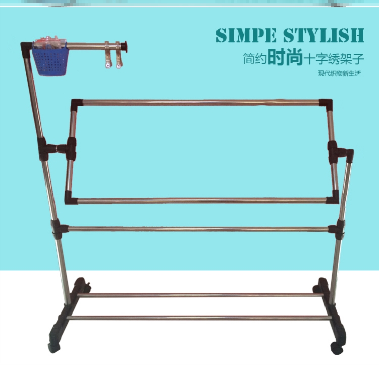 新品夹式绣绷 刺绣撑子方形绣架 绣花架子绷子绣框十字绣工具