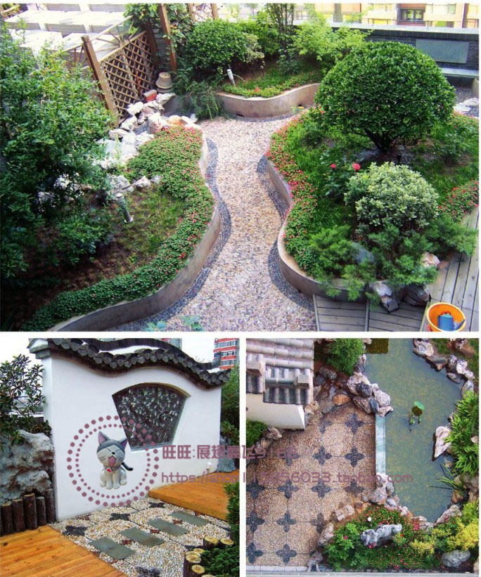 景观设计素材别墅私家花园中式日式欧式庭院民宿实景意向图参考图
