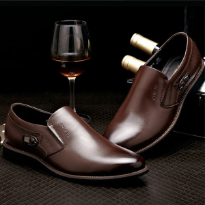 驰邦男土皮鞋真皮2016选什么牌子好 同款好推