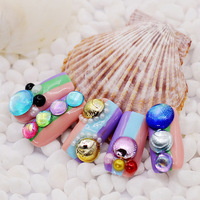 版3元以下圆形亚克力-夹刘海边夹子头饰品女加