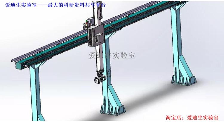 50kg单轴桁架机械手(整套图纸)3d模型 solidworks设计