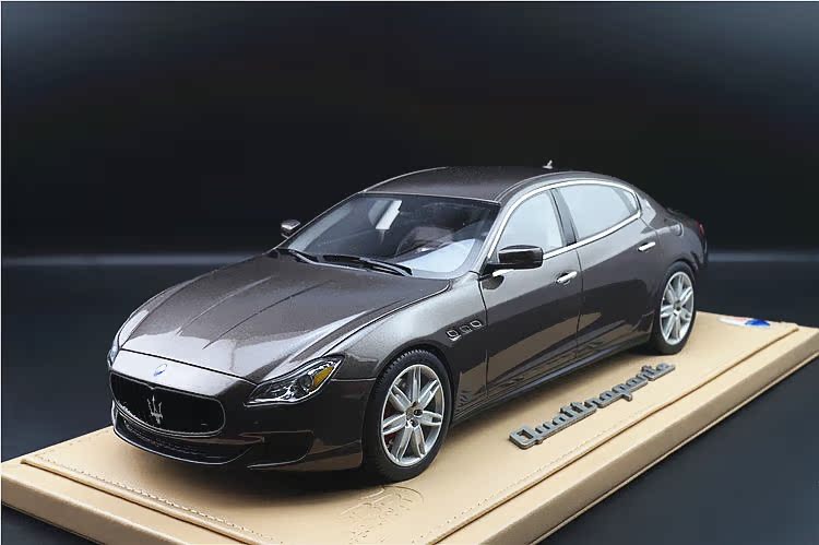 bbr 玛莎拉蒂 总裁 quattroporte 棕色 限量100台 1:18汽车模型