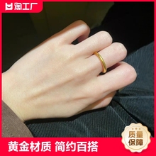 Кольцо из белого кольца, женское древнее золото, 18k Золотое кольцо из золотого кольца.