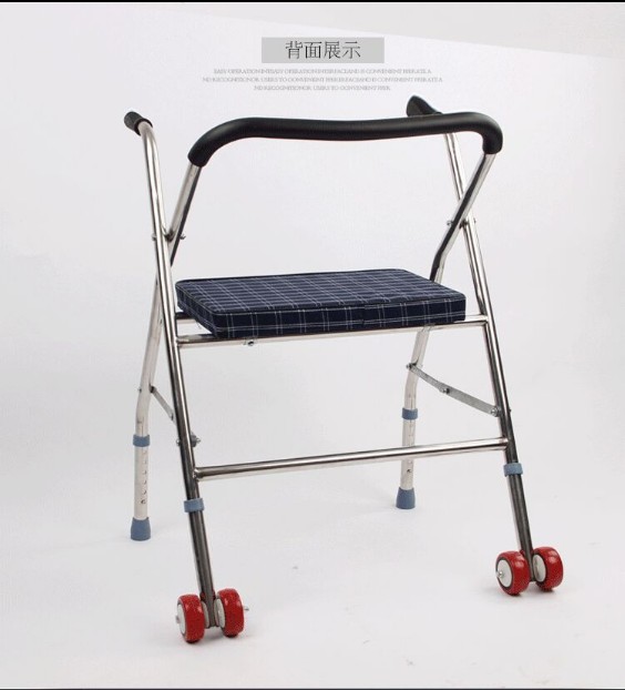 老人助行器恢复行走手扶车行动不便推车助步器拐杖轮椅车骨折椅子