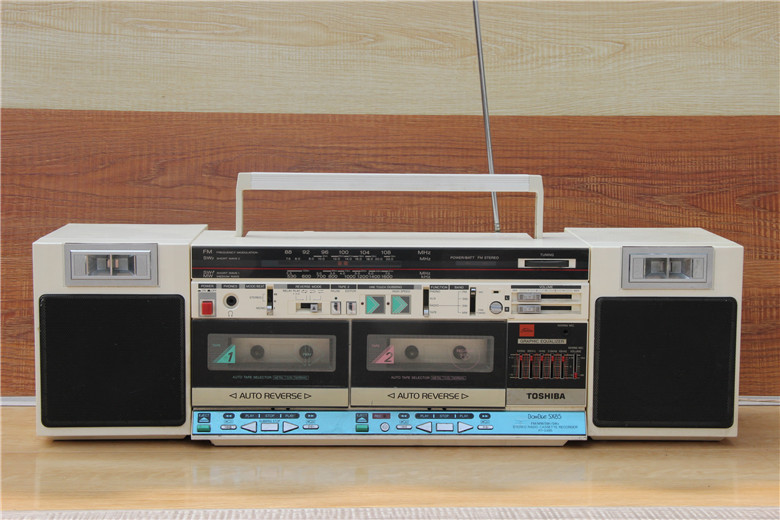 日本进口toshiba东芝rt-sx85双卡收录机 功能好 磁带机录音机