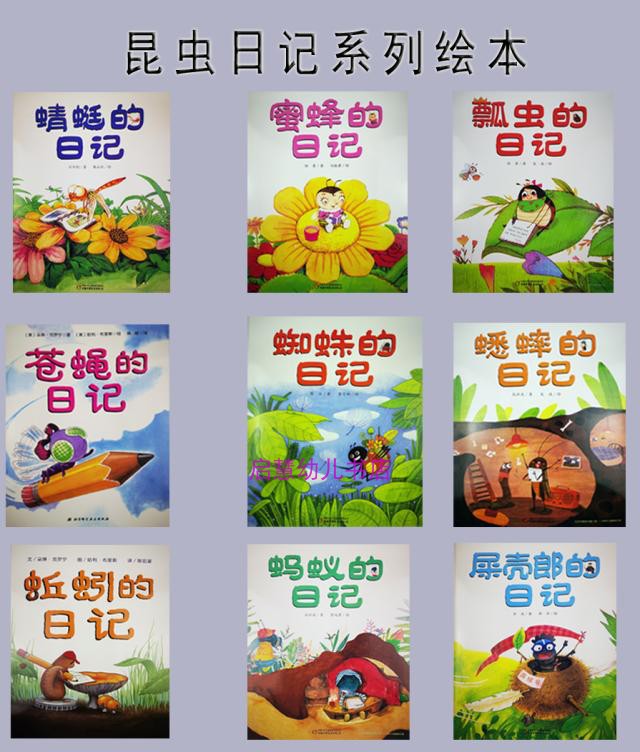 昆虫日记系列全9本 儿童平装简装幼儿绘本幼儿园指定绘本0-10岁