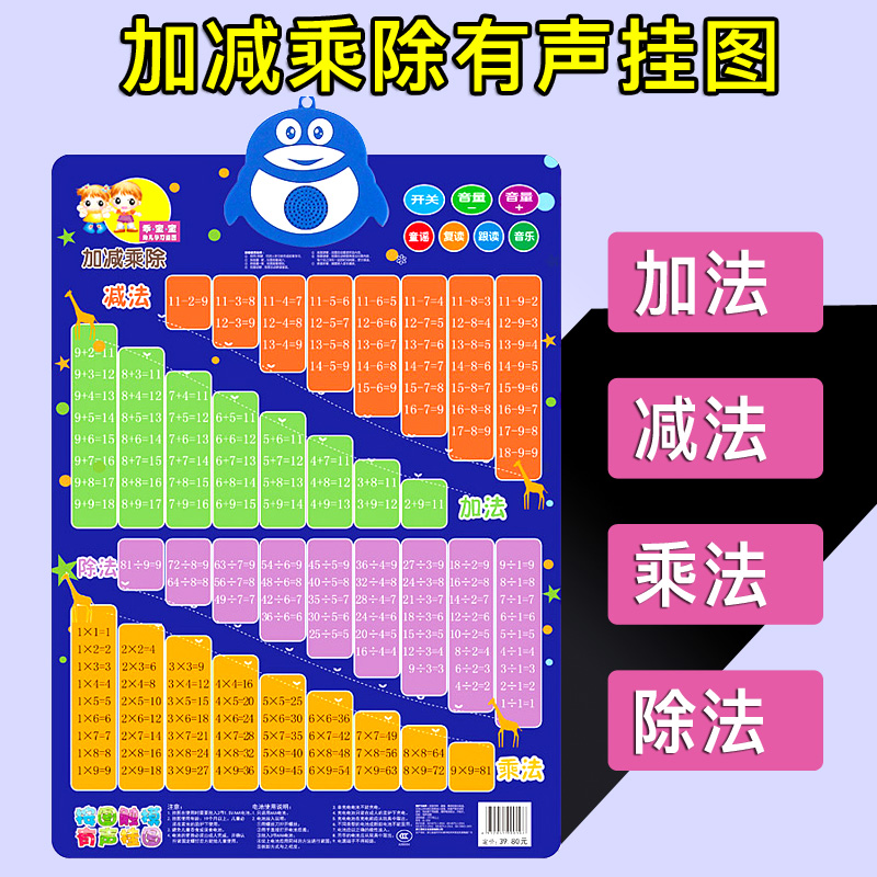 共717 件加减乘除口诀表相关商品