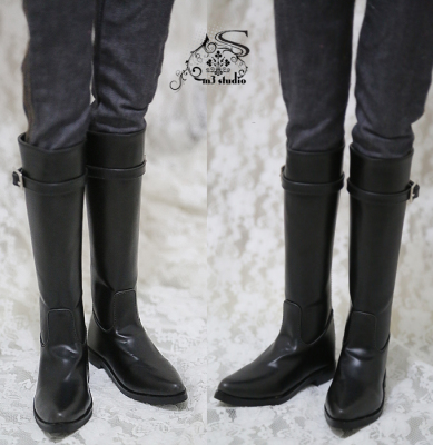 taobao agent M3 BJD baby clothing manufacturer Direct selling 3 points Uncle boutique hot selling black pointed leather boots spot
