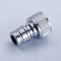 洗衣机龙头嘴巴加厚光圆4分接头螺纹卡扣式进