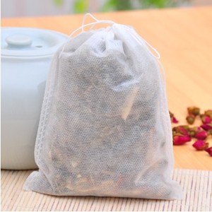 10*15cm中号无纺布抽线/一次性茶包袋/泡茶袋/中药/煲汤袋100个装茶包袋