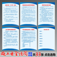 建筑工地临时配电箱-挂画 建筑工地消防挂图展