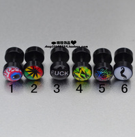 版3元以下圆形亚克力-夹刘海边夹子头饰品女加