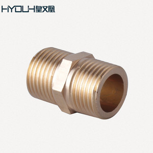 双对丝直接4分水管铜外丝