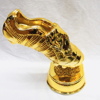 欧洲足球金靴奖杯-欧洲杯欧冠杯赛事奖杯足球